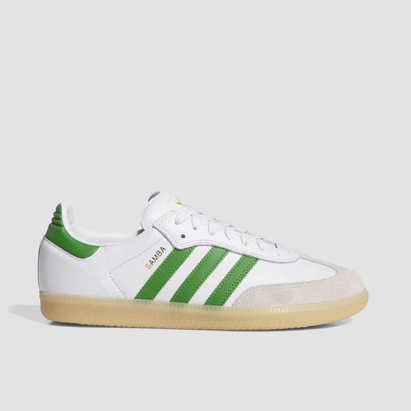 adidas Samba ADV Shoes - Ftwr White/Crew Green/Gum 3 10uk / Ftwr White/Crew Green/Gum 3