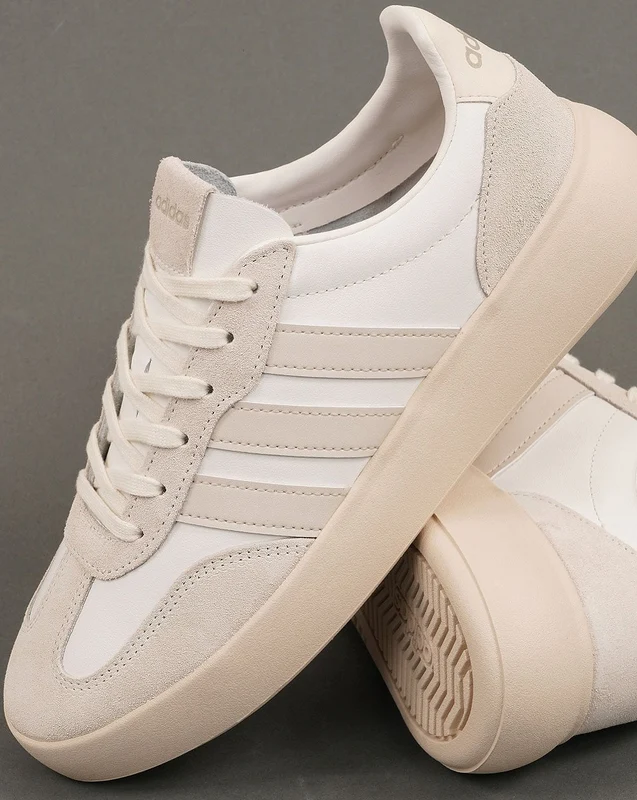 Adidas Barreda Lux Trainers Chalk White leather 9