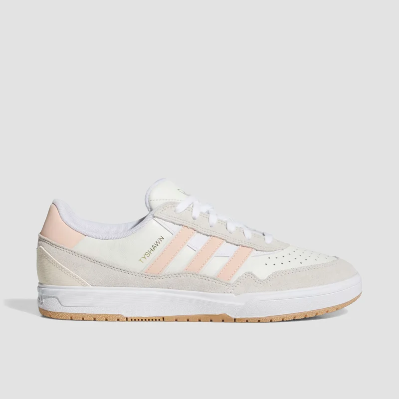 adidas Tyshawn II Shoes - Wonder White/Powder Coral/Off White 8uk / Wonder White/Powder Coral/Off White