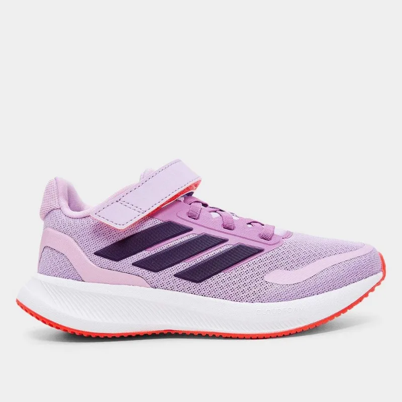 Tênis Infantil Adidas Runfalcon - Unissex - Lilás+Preto