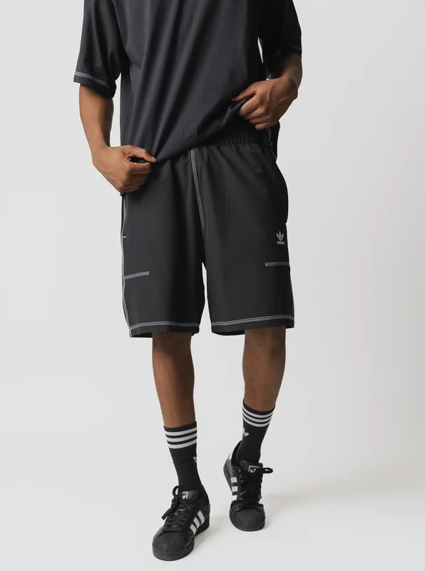 Trefoil Essentials Shorts BLK/BLK / XS