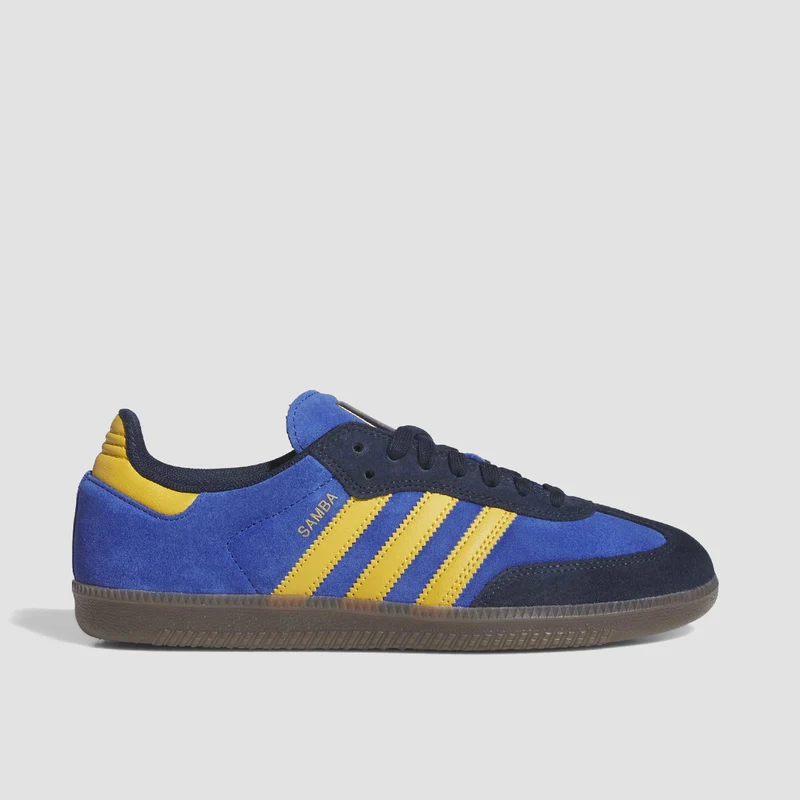 adidas Samba Adv Shoes - Collegiate Navy/Preloved Yellow/Team Royal Blue 9.5uk / Collegiate Navy/Preloved Yellow/Team Royal Blue