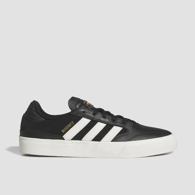 adidas Busenitz Vulc II Shoes - Core Black/Chalk White/Gold Met. 10uk / Core Black/Chalk White/Gold Met.