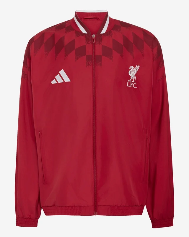 LFC adidas Mens 26/27 Stadium Track Top Active Maroon US L