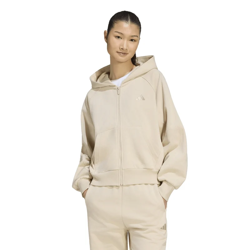 Felpa Donna Adidas Small Logo Beige L