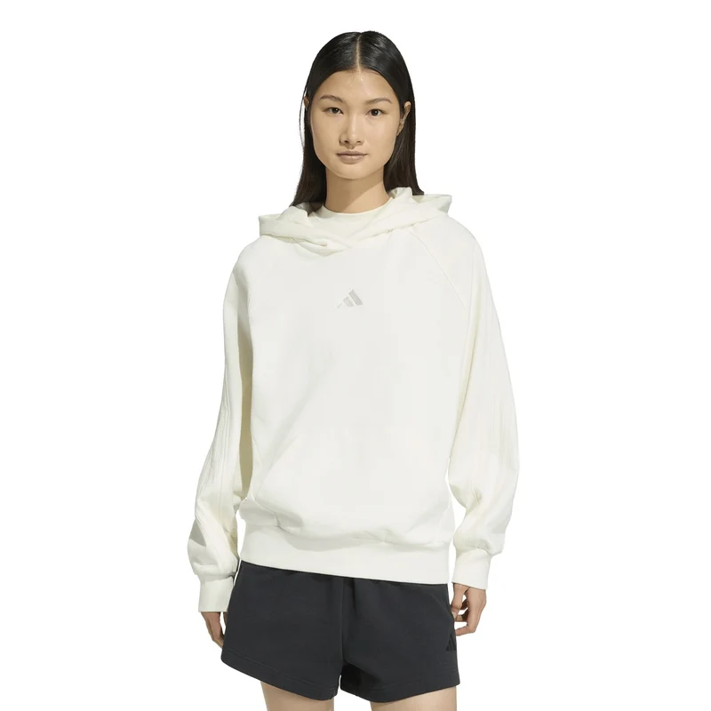 Felpa Donna Adidas 3 Stripes Bianco S