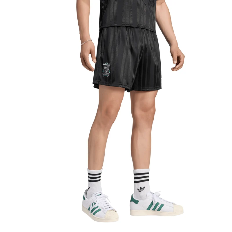 Liverpool Adidas Mens EQT Shorts Black S
