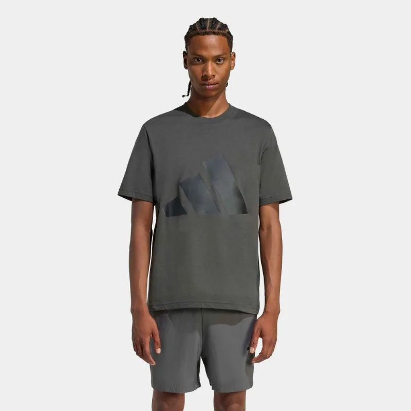 Camiseta Adidas Big Logo Masculina - Masculino - Chumbo