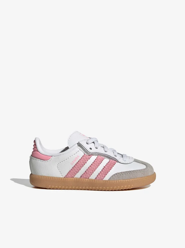 Samba OG Comfort Closure Elastic Lace Infants WHT/PNK / 4K