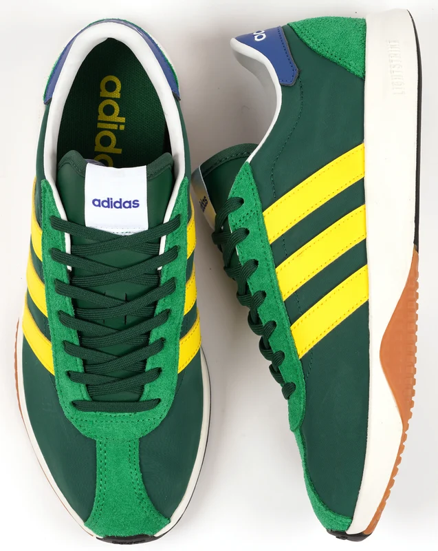 Adidas Run 76/26 Trainers Green/Yellow 6.5