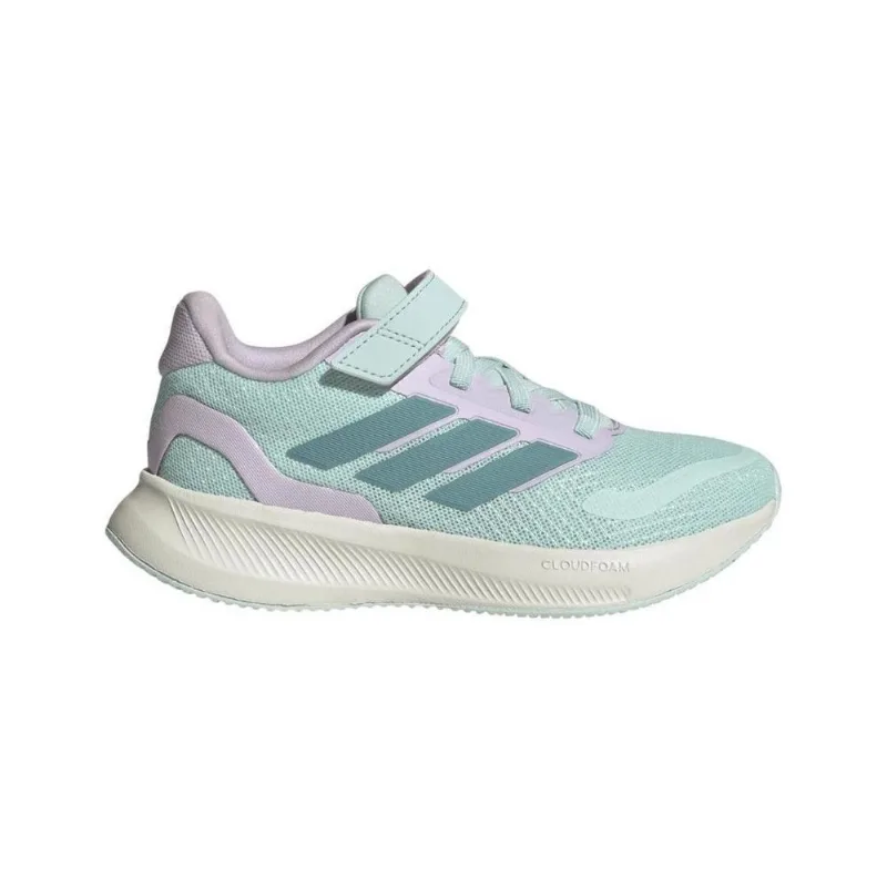Tênis Infantil Adidas Runfalcon 5 EL - Unissex - Azul Turquesa