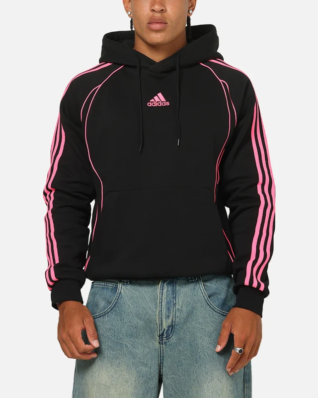 Adidas Teamgeist Hoodie Black/Lucid Pink XL