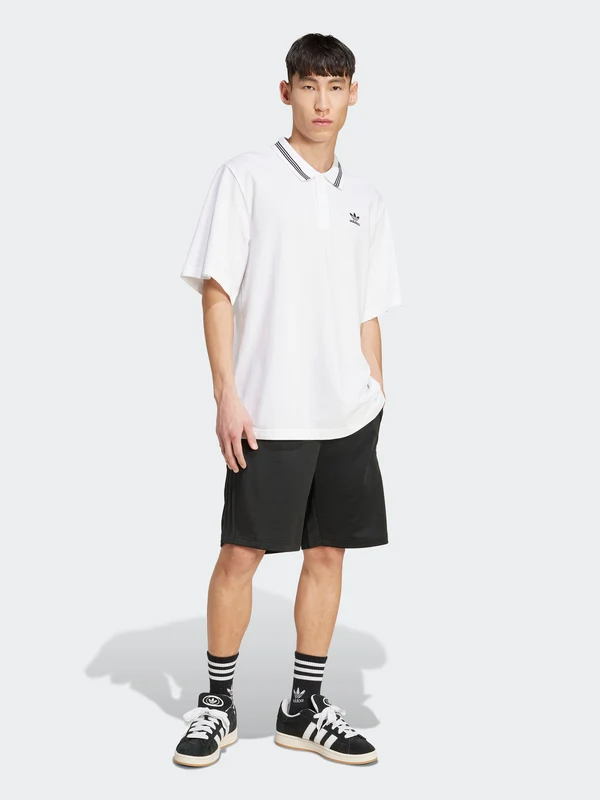 Loose Polo WHT/BLK / S