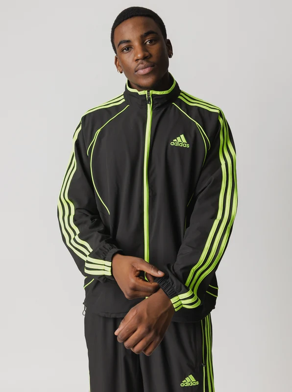 Teamgeist Track Top BLK/GRN / M