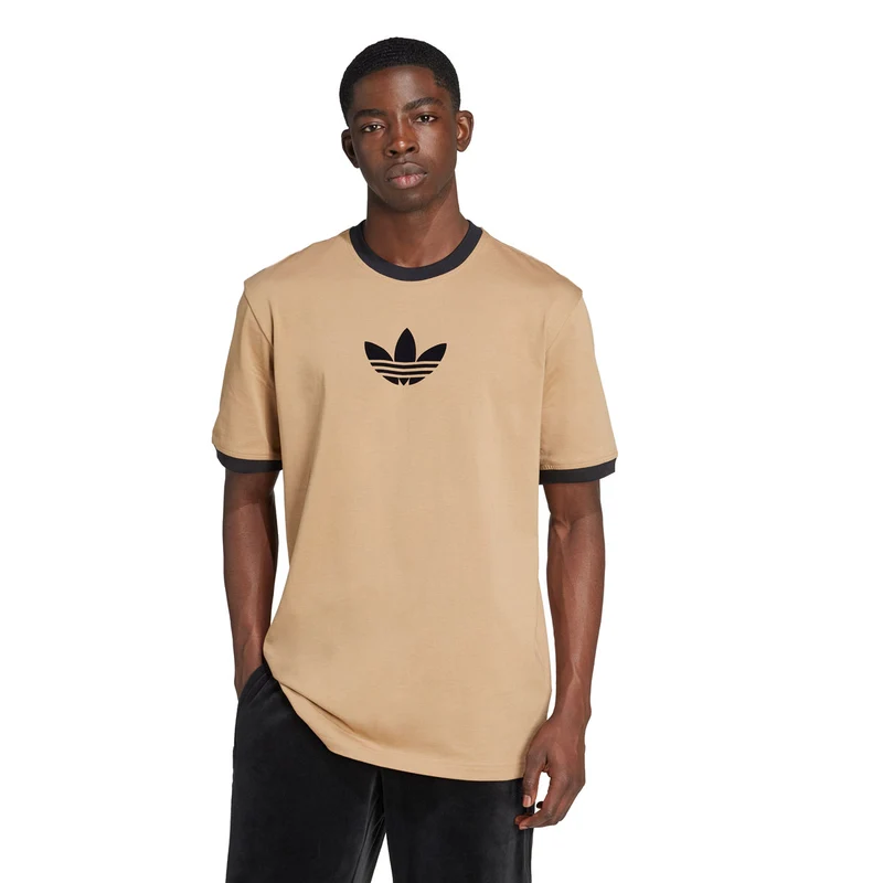 T-Shirt Uomo Adidas Adicolor Loose 2000s Cali Marrone Nero XL