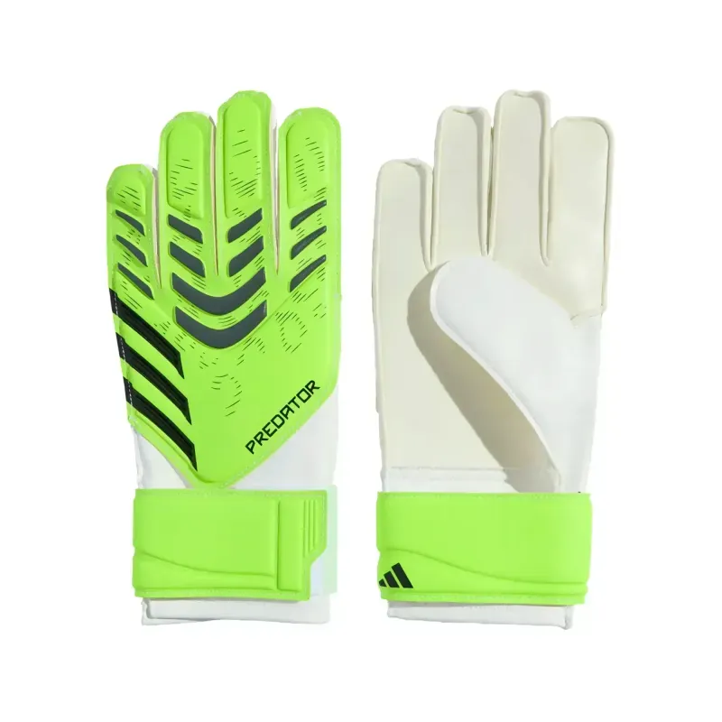 Guantes de portero Predator Training para niños adidas Futbol JN5362 Verde 7