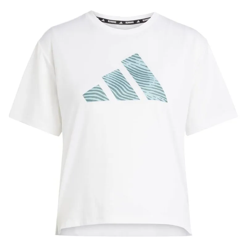Camiseta Esportiva Adidas Adi365 Essentials Marca Love Tee Feminina Branca 1P