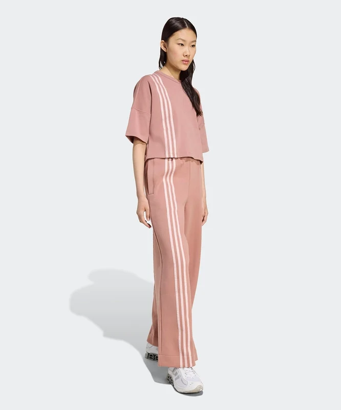 adidas Off Placed 3-Stripes Wide Pant Pembe / XS