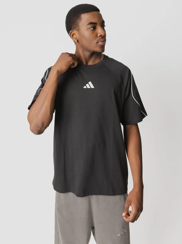Stadium Tee BLK/WHT / 2XL