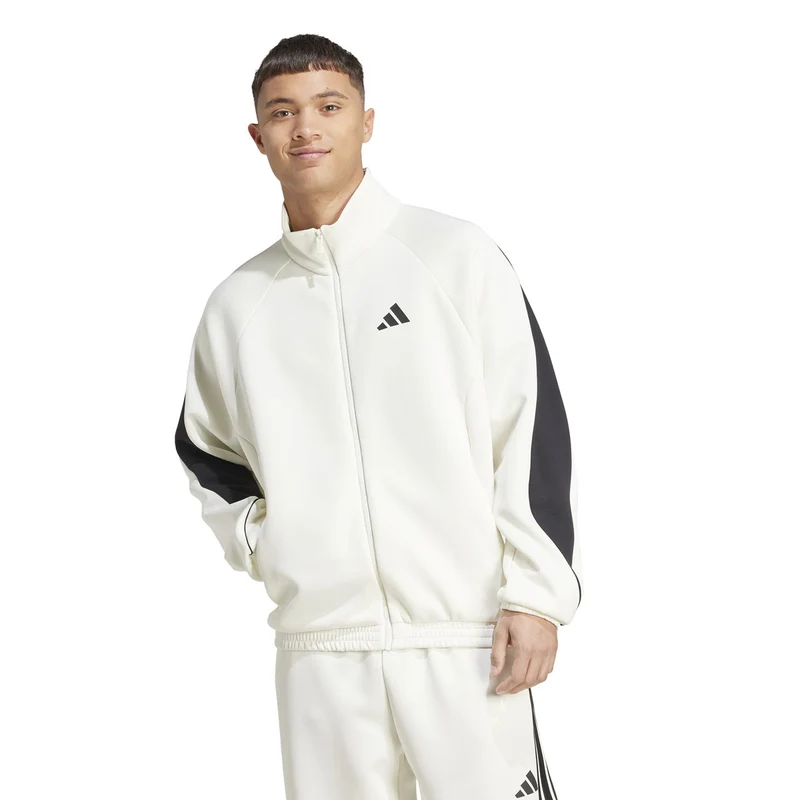 Giacca Uomo Adidas Stadium Bianco Nero S