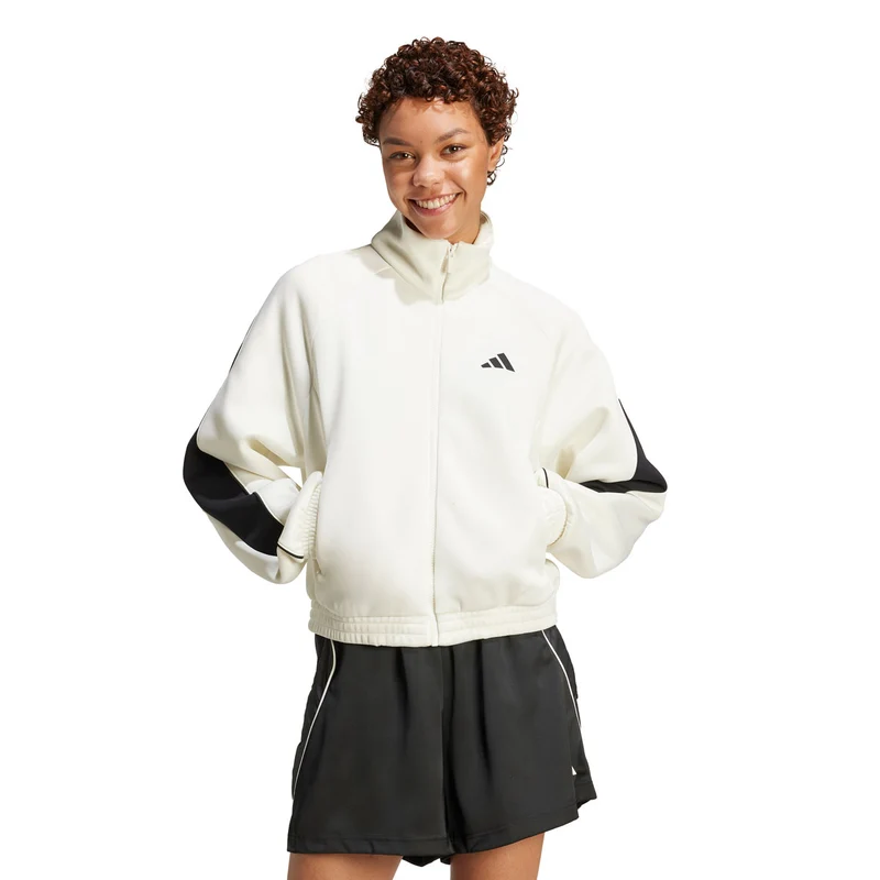 Giacca Donna Adidas Stadium Bianco Nero M