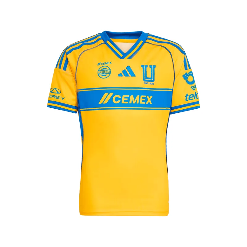 Jersey adidas Futbol Tigres Local Fan 25/26 Niño JJ2216 11-12 Años