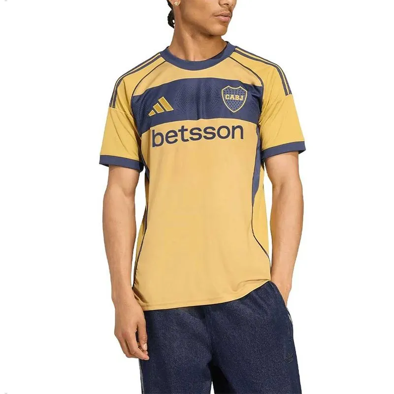 Camiseta Adidas Boca Juniors Alternativa 25/26 Talle: XL - Color: Dorado/Azul