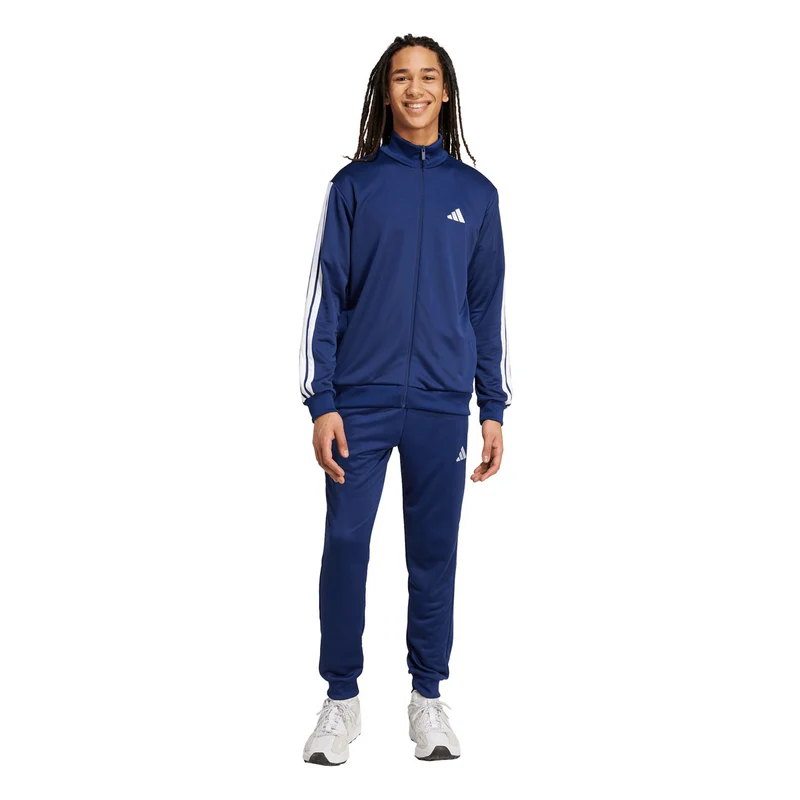 Tuta Uomo Adidas Sportswear Basic 3-Stripes Blu L