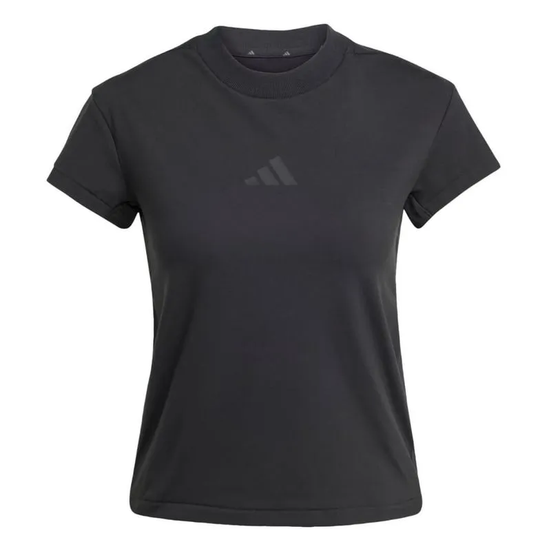 Camiseta Feminina Adidas Jw7782 Baby Look Z.N.E. G / Preto