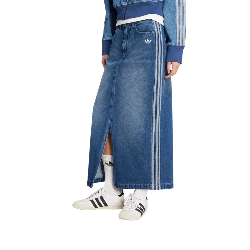 adidas Women Denim Long Skirt | JW2658 38 / JW2658
