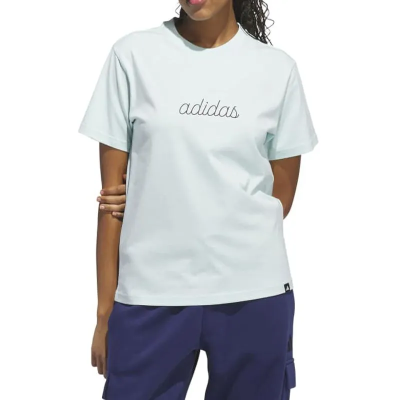 Camiseta Feminina Cozy Holiday Adidas Verde GG