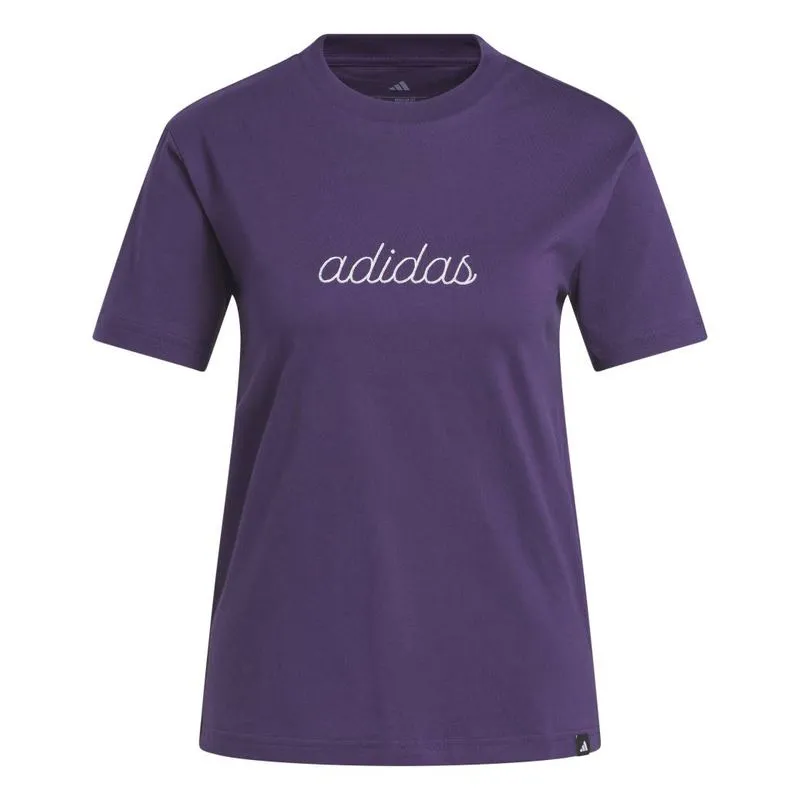 Camiseta Feminina Cozy Holiday Adidas Roxo P