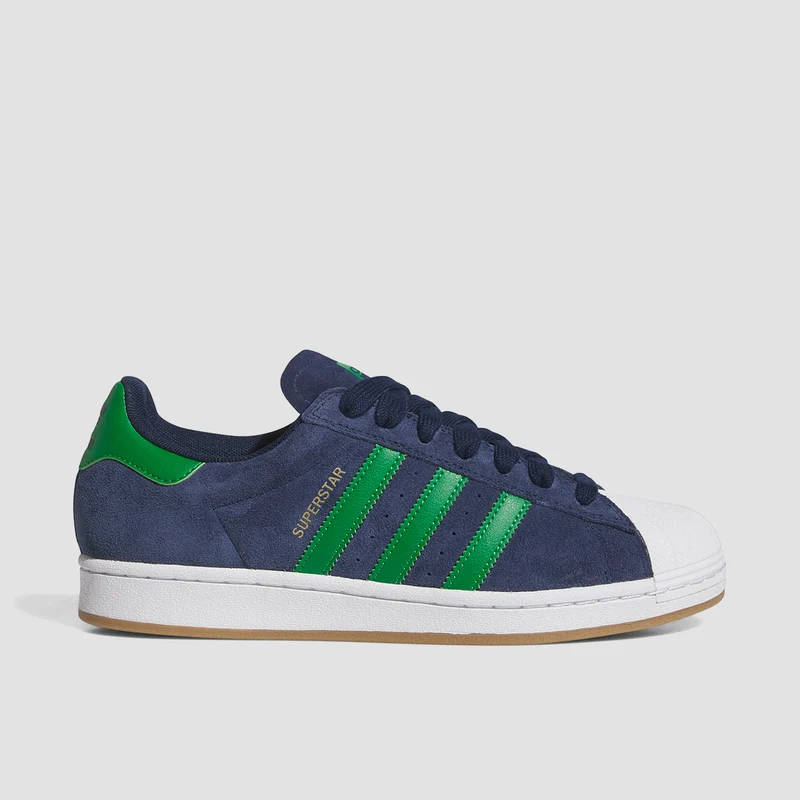 adidas Superstar Shoes - Collegiate Navy/Green/Ftwr White 5uk / Collegiate Navy/Green/Ftwr White