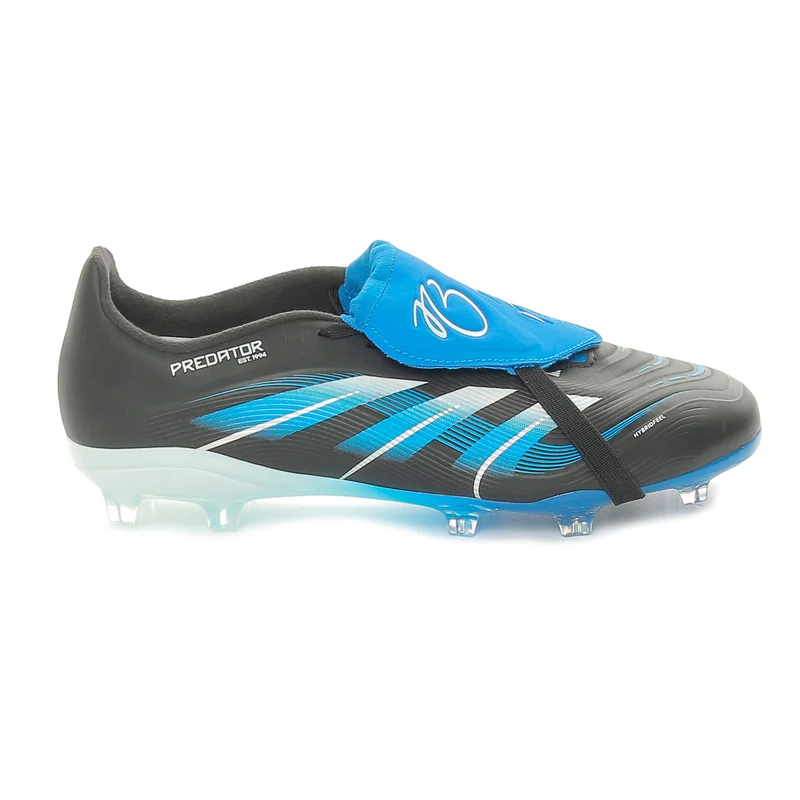 Scarpa da Calcio Ragazzo Adidas Predator League JB Linguetta Ripiegabile Terreni Compatti Misti Nero 35 1/2