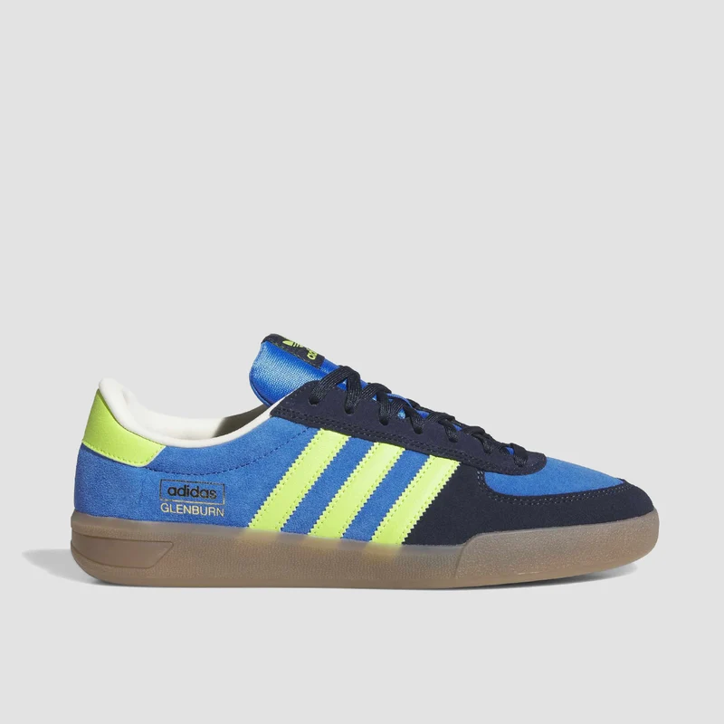 adidas Glenburn Shoes - Bright Royal/Semi Solar Slime/Collegiate Navy 11.5uk / Bright Royal/Semi Solar Slime/Collegiate Navy