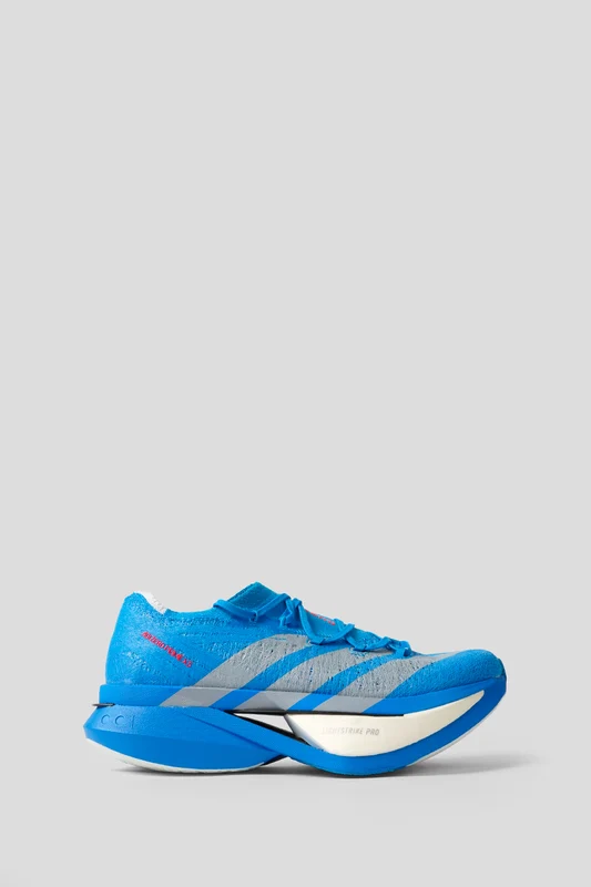 SNEAKERS ADIZERO PRIME X3 STRUNG SOLAR BLUE, SILVER METALLIC ET LUCID RED 40