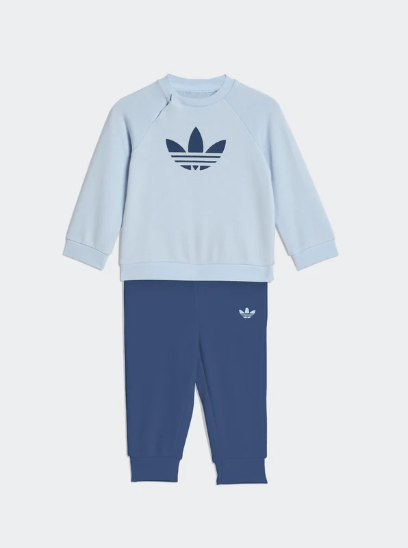 Trefoil Crew Set BLU/BLU / 2-3Y