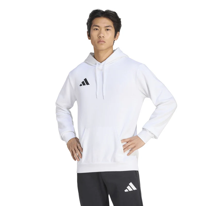 Felpa Uomo Adidas Entrada26 Bianco Nero XL