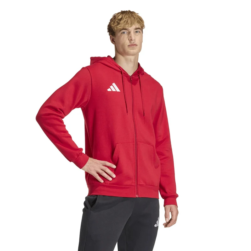 Felpa Uomo Adidas Entrada 26 Rosso M
