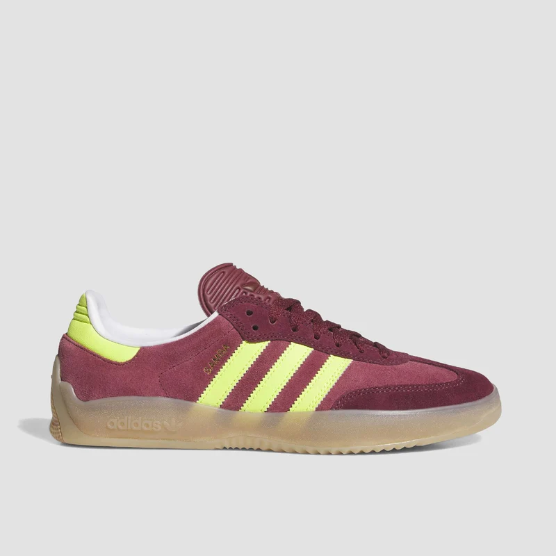 adidas Puig Samba Shoes - Maroon/Semi Solar Yellow/Shadow Red 10uk / Maroon/Semi Solar Yellow/Shadow Red