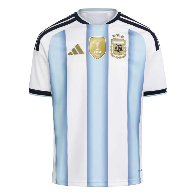 Camiseta Infantil Argentina Home Adidas - Versão Torcedor, 8 anos