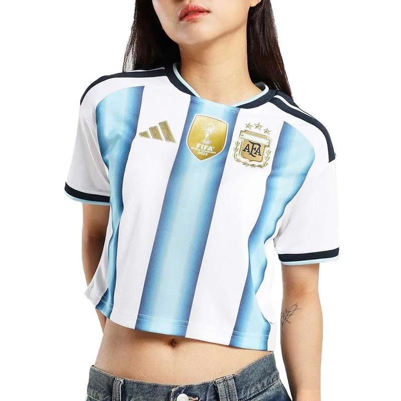 Camiseta Adidas AFA Titular Tiro Alto Selección Argentina 26 Talle: L - Color: Blanco