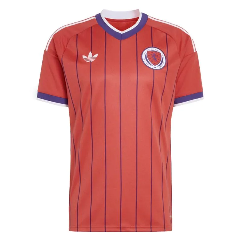 Camisa Adidas Escócia II Copa 2026 Masculina Vermelho Scarlet P