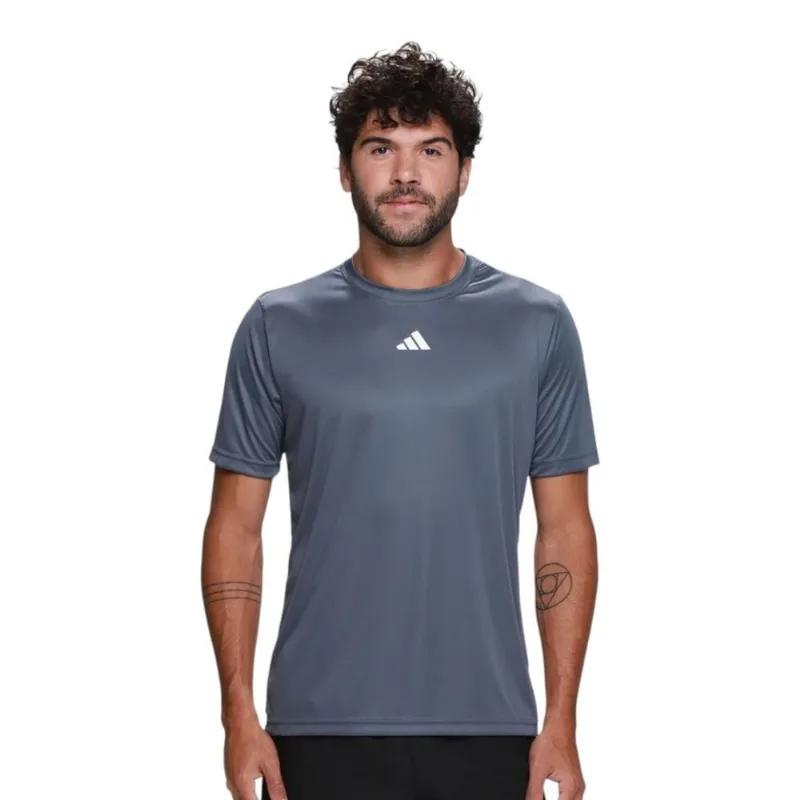Camiseta Adidas Treino Basic Masculina P / Cinza