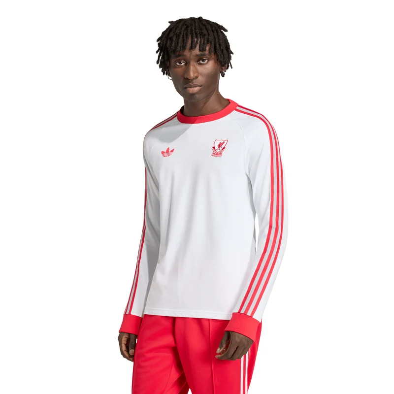 Liverpool Adidas Originals Long Sleeve Tee White Size XS