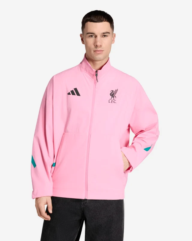 Liverpool Adidas Mens 25/26 Z.N.E Anthem Jacket Pink M