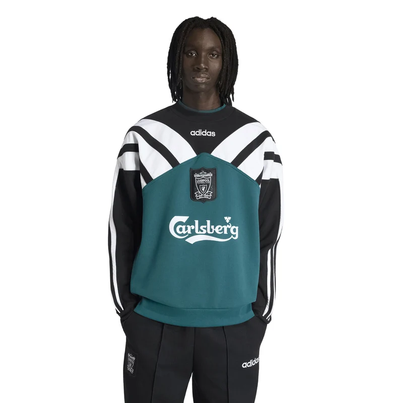 Felpa Uomo Adidas Liverpool FC 95 Verde XL