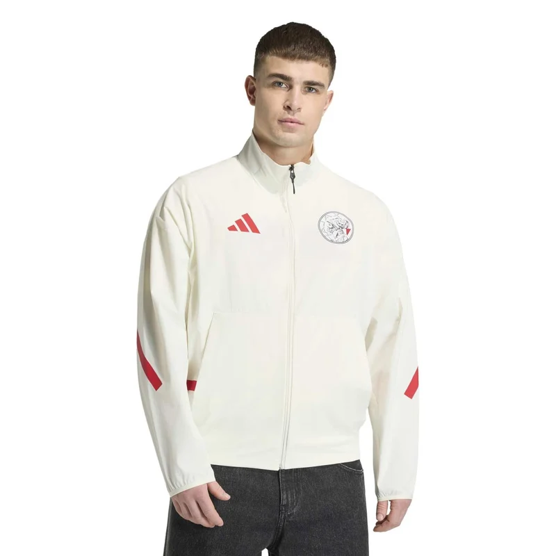 Ajax Amsterdam Z.N.E. Anthem presentatiejack XXXLT / Wit