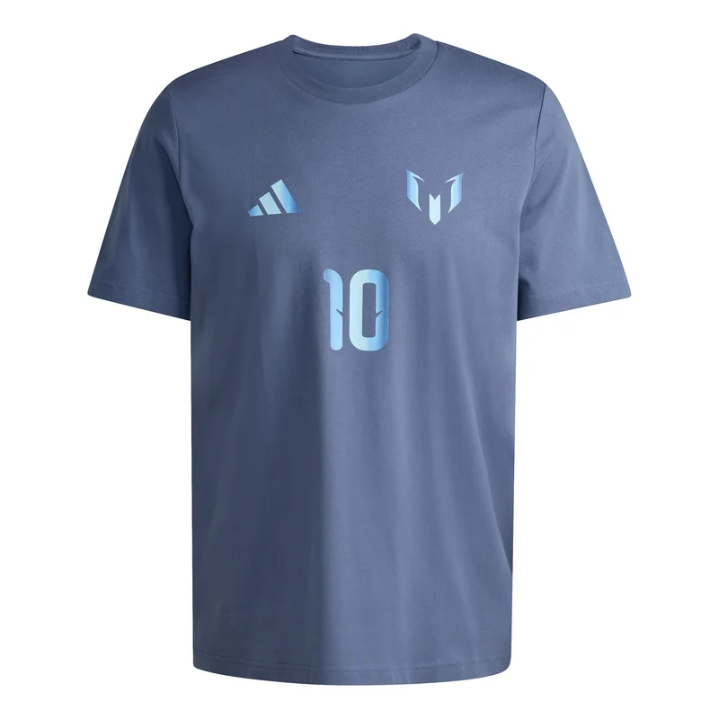 Adidas Messi Adult Name & Number Graphic Tee L
