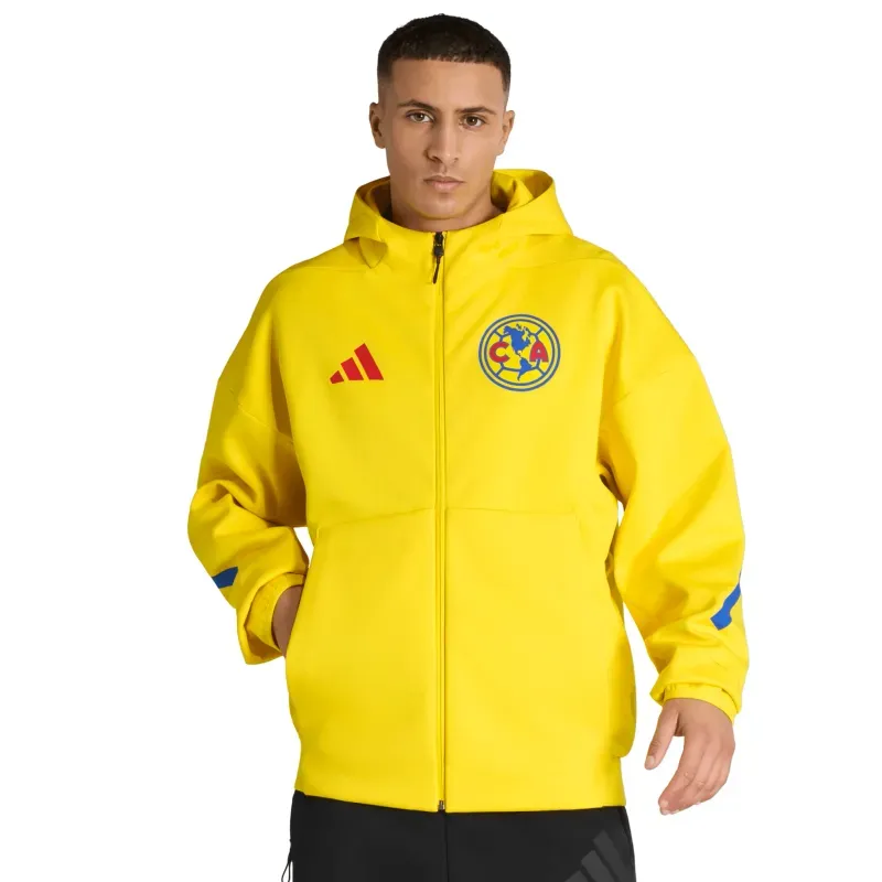 Chamarra adidas Futbol Club América Anthem Hombre KC4415 GD